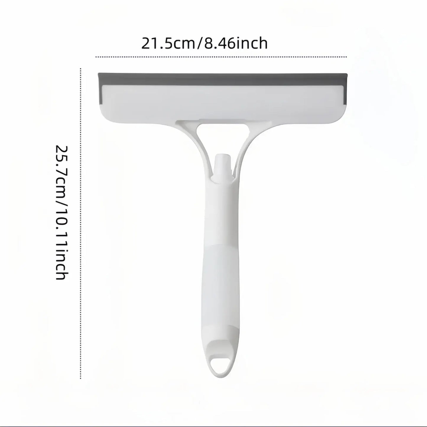 3 In 1 Window Cleaning Tool with Spray Bottle, Squeegee & Microfiber Scrubber